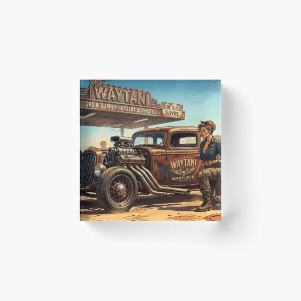 Item preview, Pin-Up Fantasy - Wasteland Stories designed and sold by AiFantasticArt.
