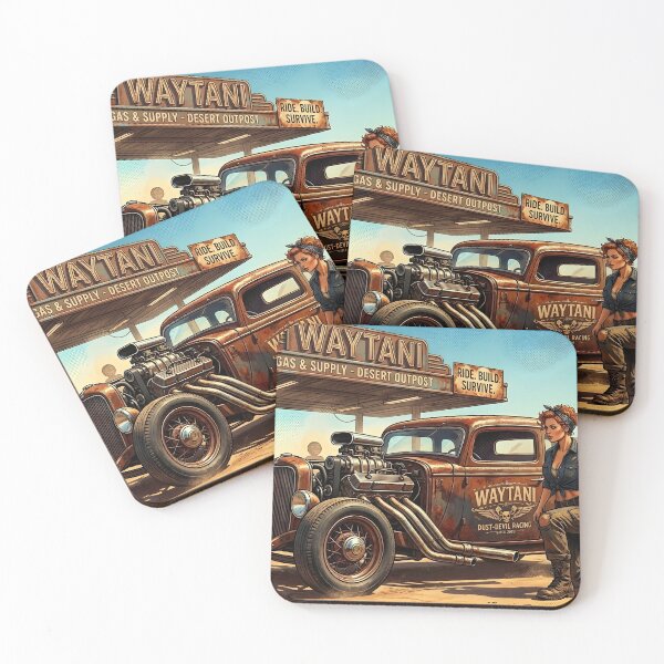 Item preview, Pin-Up Fantasy - Wasteland Stories designed and sold by AiFantasticArt.
