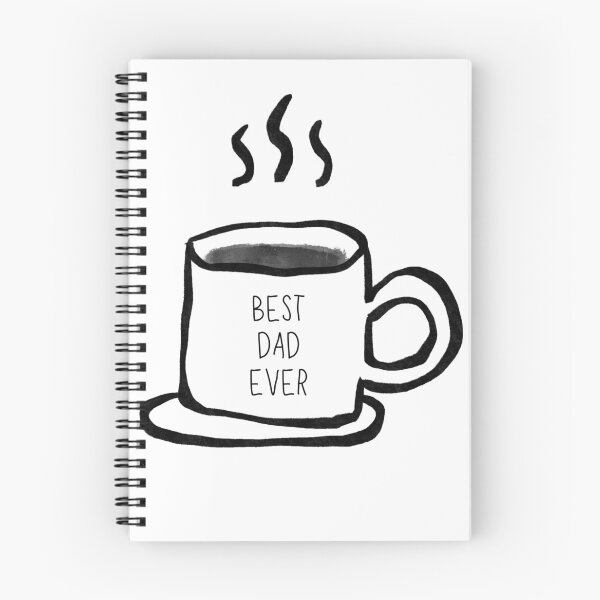 Item preview, BEST DAD EVER Great Gifts for Dad's Father's Black Coffee Kid's hand-writing designed and sold by foryourbestself.