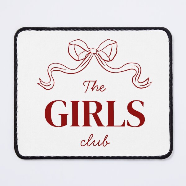 Item preview, The Girls Club Aesthetic Coquette Bow Design designed and sold by VibeoCanvasShop.