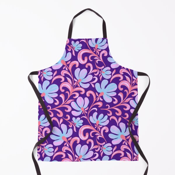 Item preview, Amethyst Floral Carnival Seamless Pattern designed and sold by AneissPiaf.