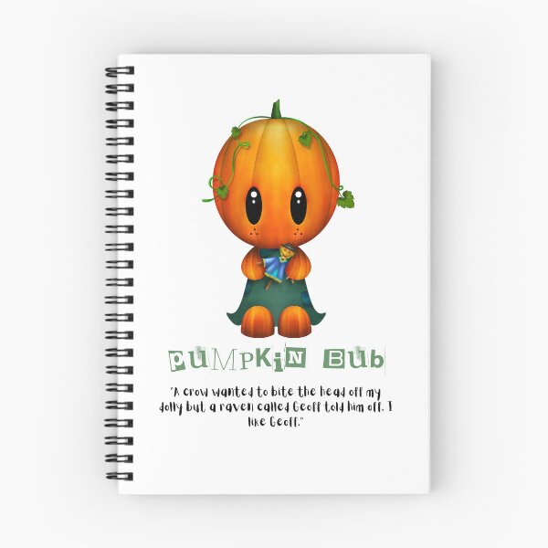 Item preview, Pumpkin Bub of the Spooky Bubs | Cute Creatures | Spooky Cute Merch designed and sold by TheBromleighCove.