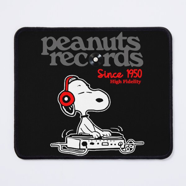 Item preview, Peanuts Records Since 1950 High Fidelity Snoopy DJ Music Lover designed and sold by LysiTHWIP.