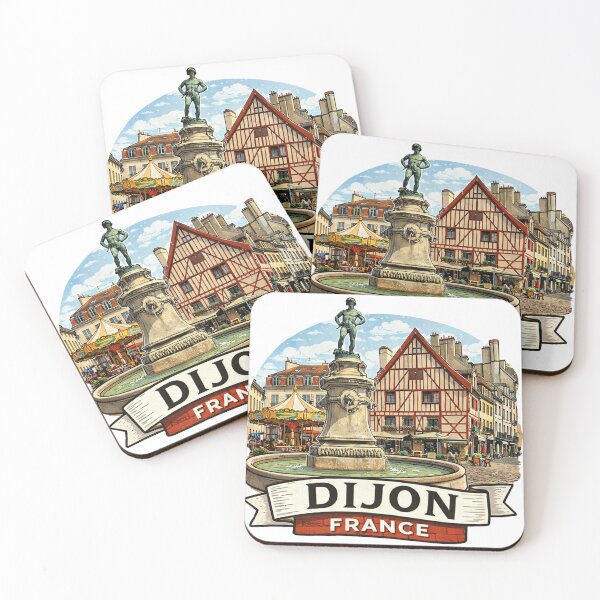 Item preview, Dijon France - Travel Art designed and sold by clarkfraser.