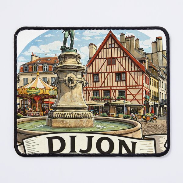 Item preview, Dijon France - Travel Art designed and sold by clarkfraser.