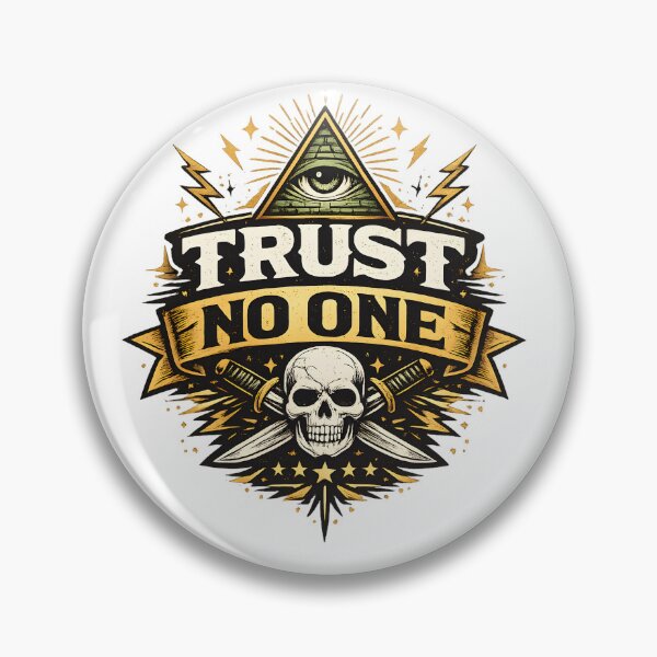Item preview, Trust No One | All Seeing Eye Conspiracy Vintage Graphic designed and sold by jahiggin.