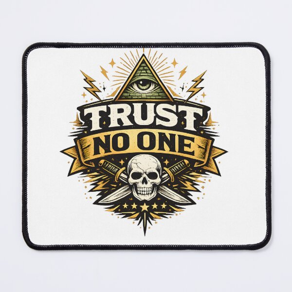 Item preview, Trust No One | All Seeing Eye Conspiracy Vintage Graphic designed and sold by jahiggin.