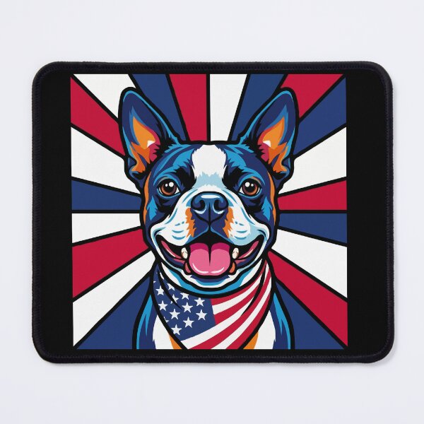 Item preview, Boston Terrier 4th of July Dog – Patriotic USA Puppy Gift designed and sold by The Real Life Symphony.
