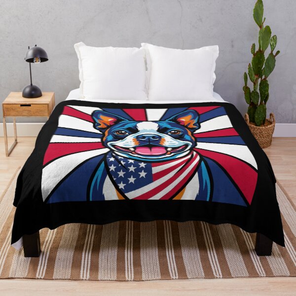 Item preview, Boston Terrier 4th of July Dog – Patriotic USA Puppy Gift designed and sold by The Real Life Symphony.