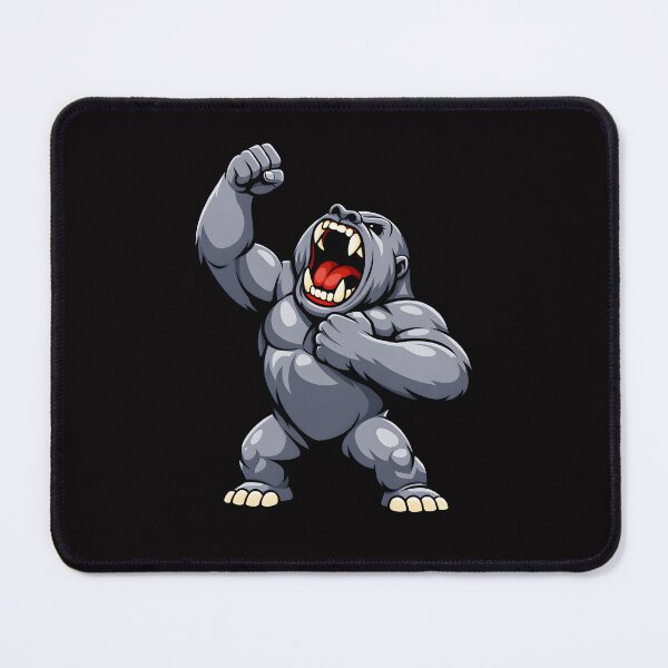 Item preview, Roaring Gorilla – Fierce Primate Illustration designed and sold by ROARSOME DESiGNS.