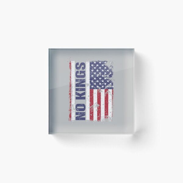 Item preview, Anti Trump No Kings Protest Vintage American Flag designed and sold by Artycom.