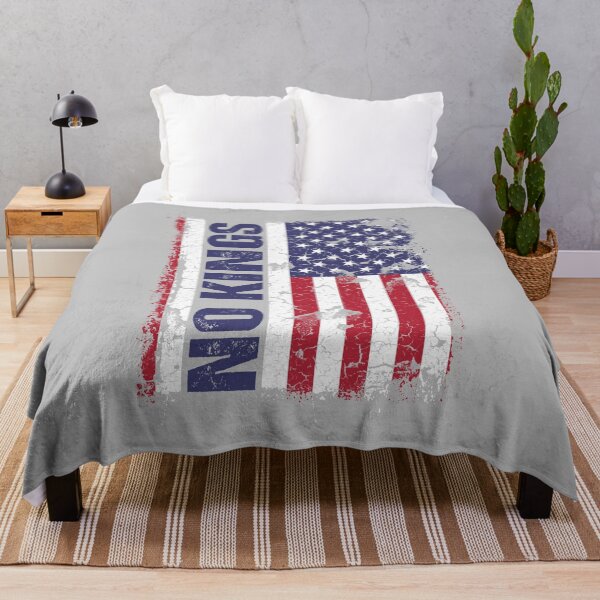 Item preview, Anti Trump No Kings Protest Vintage American Flag designed and sold by Artycom.