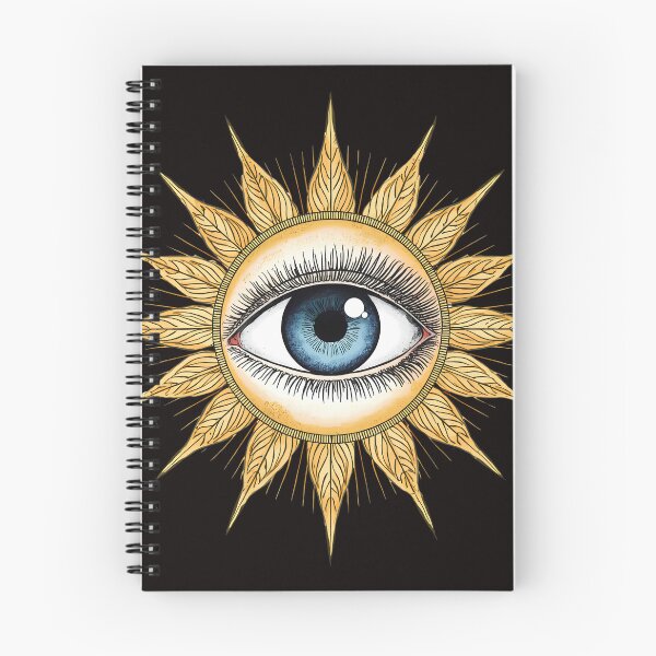 Item preview, Celestial Third Eye Sun | Boho Occult Mystic Art & Witchy Aesthetic designed and sold by Melian Vintage.