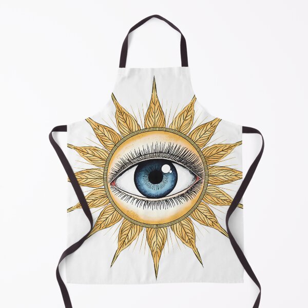 Item preview, Celestial Third Eye Sun | Boho Occult Mystic Art & Witchy Aesthetic designed and sold by Melian Vintage.