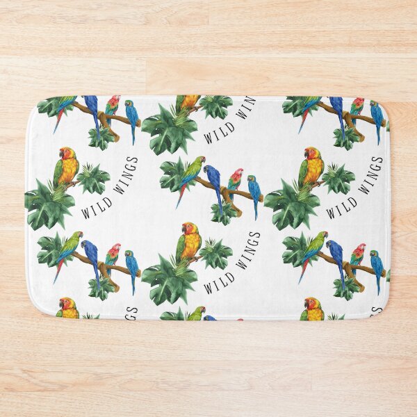 Item preview, Wild Wings – Tropical Macaw & Parrot Botanical Art designed and sold by Miho9999.