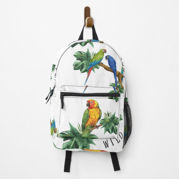 Item preview, Wild Wings – Tropical Macaw & Parrot Botanical Art designed and sold by Miho9999.