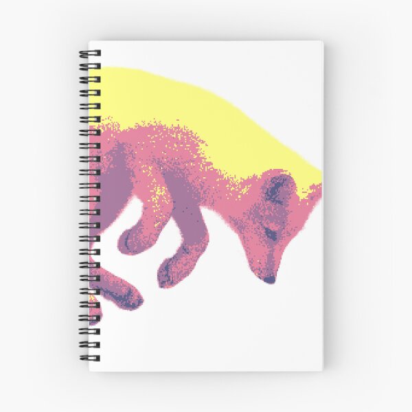 Item preview, Jumping Arctic Fox (Pixelated) designed and sold by Fire TheMann.