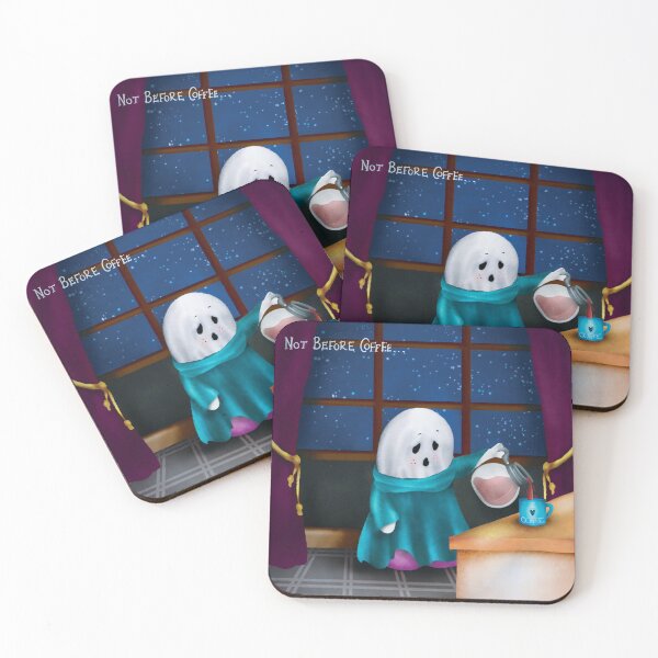 Item preview, Sleepy Boo - Not Before Coffee designed and sold by TheBromleighCove.