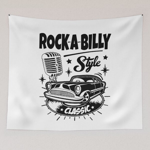 Item preview, Rockabilly Classic Car Rock and Roll Vintage 50s Sock Hop Doo Wop designed and sold by MemphisCenter.