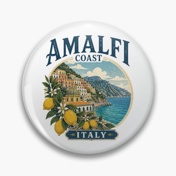 Item preview, Amalfi Coast – Vibrant Italy Travel Art designed and sold by ABLAT-CREATIONS.