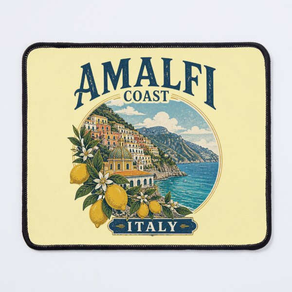 Item preview, Amalfi Coast – Vibrant Italy Travel Art designed and sold by ABLAT-CREATIONS.