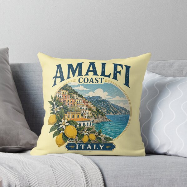 Item preview, Amalfi Coast – Vibrant Italy Travel Art designed and sold by ABLAT-CREATIONS.