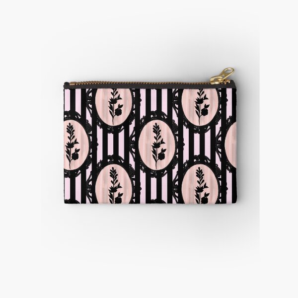 Item preview, My Gothic Romance – Victorian Cameo Bow Pattern in Pink Black and Crimson designed and sold by VirtuallyCreativ .