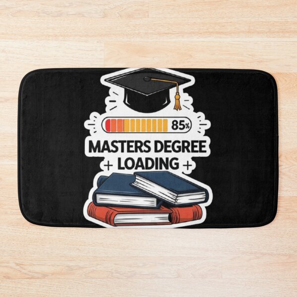 Item preview, Masters Degree Loading Funny Graduate Student Sticker designed and sold by skillifyme.