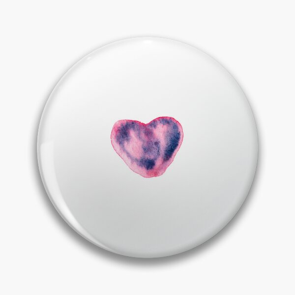 Item preview, Soft purple watercolor heart illustration with a dreamy hand-painted texture and gentle pastel tones. designed and sold by SashaZinch.