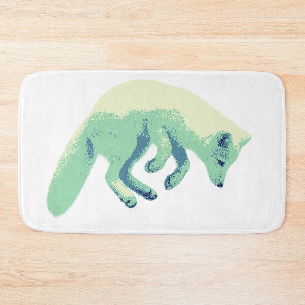 Item preview, Jumping Arctic Fox (Pixelated) designed and sold by Fire TheMann.