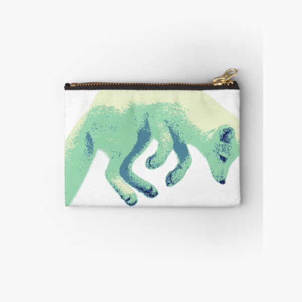 Item preview, Jumping Arctic Fox (Pixelated) designed and sold by Fire TheMann.