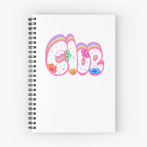 Item preview, Nombre Cloe - Nombre personalizado para niñas y mujeres en blanco floral con flores en tonos pastel y chispas de colores. designed and sold by Artonmytee.