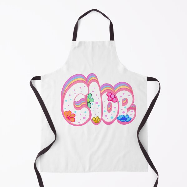 Item preview, Cloe Name - Personalized girls women firstname in floral white with pastel flowers and sprinkles designed and sold by Artonmytee.