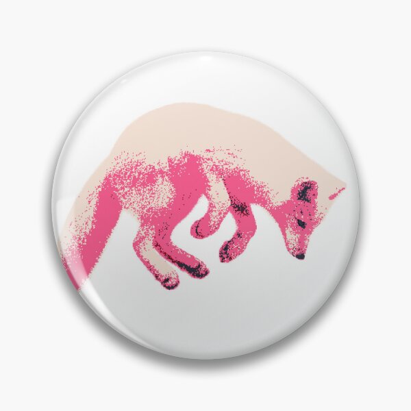 Item preview, Jumping Arctic Fox (Pixelated) designed and sold by Fire TheMann.
