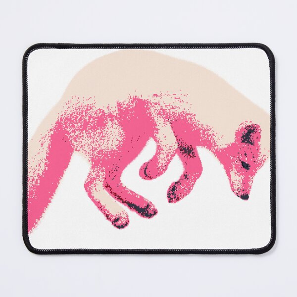 Item preview, Jumping Arctic Fox (Pixelated) designed and sold by Fire TheMann.