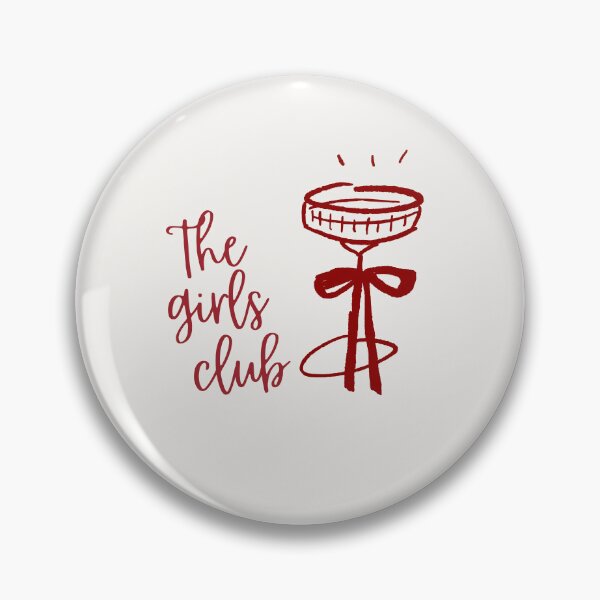 Item preview, The Girls Club Cute Martini Coctail Design designed and sold by VibeoCanvasShop.