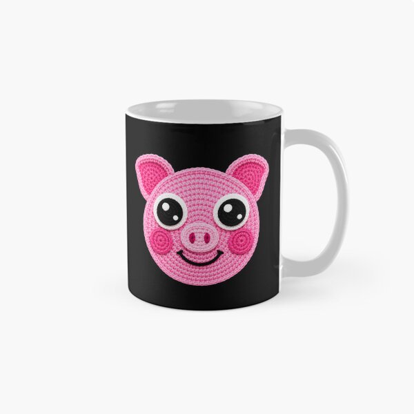 Item preview, Happy Pig Face Crochet Style designed and sold by ColorSplash123.