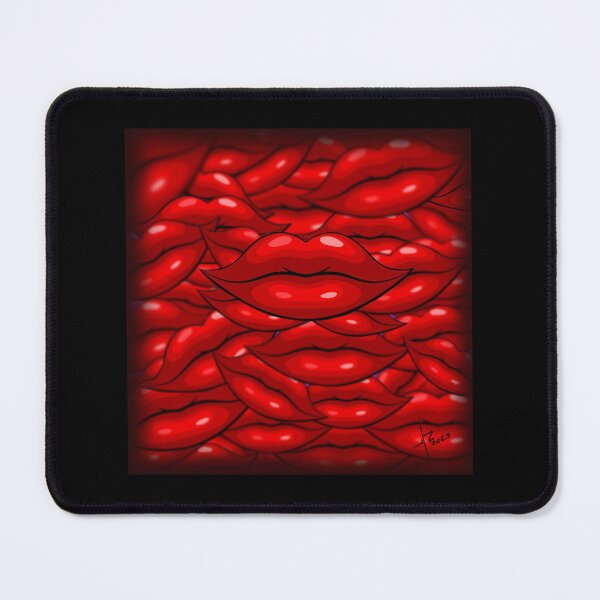 Item preview, Glossy Red Lips - Pop Art Pattern designed and sold by PeterJaxx.