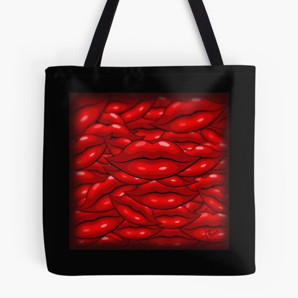 Item preview, Glossy Red Lips - Pop Art Pattern designed and sold by PeterJaxx.