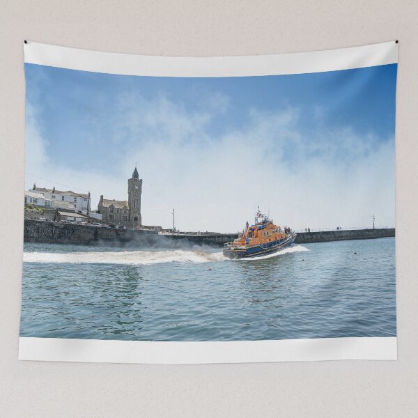 Item preview, Porthleven Harbour Lifeboat  designed and sold by kathleenjean.