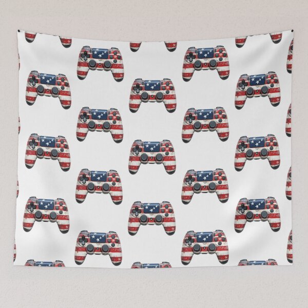 Item preview, American Flag Gamer 4th of July Video Games USA Patriotic designed and sold by smartrocket.