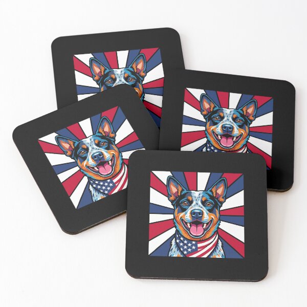 Item preview, Australian Cattle Dog 4th of July Dog – Patriotic USA Puppy Gift designed and sold by The Real Life Symphony.