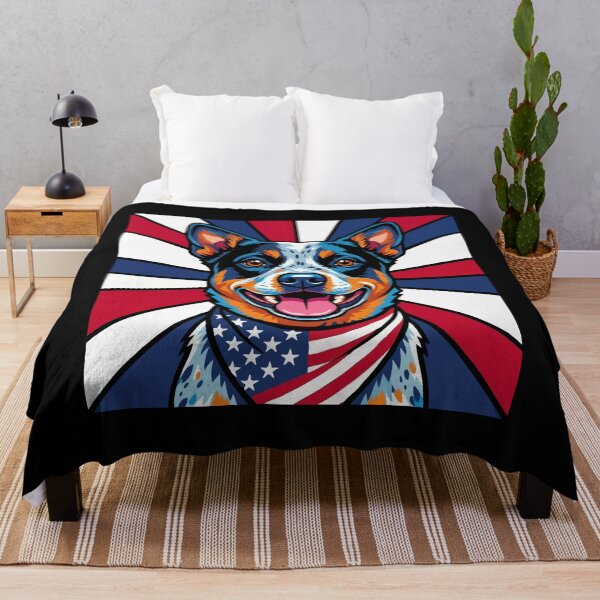 Item preview, Australian Cattle Dog 4th of July Dog – Patriotic USA Puppy Gift designed and sold by The Real Life Symphony.