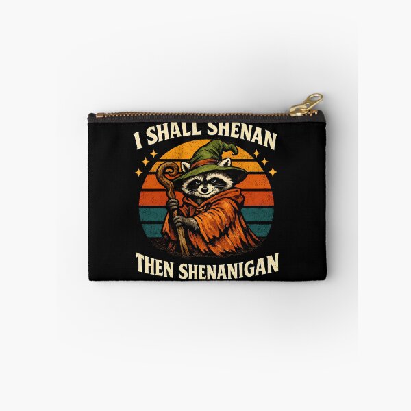 Item preview, I Shall Shenan Then Shenanigan Funny Raccoon Wizard Shirt designed and sold by LunaMagicStudio.