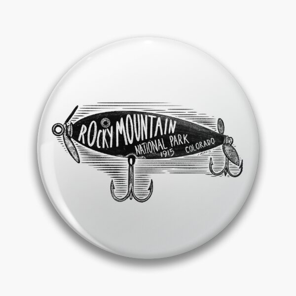 Item preview, Rocky Mountain National Park Fishing Lure designed and sold by John Morris Illustration.