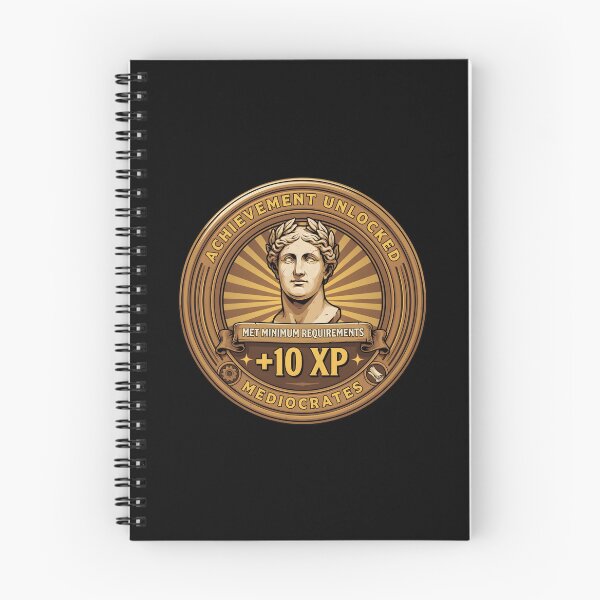 Item preview, Mediocrates Funny Philosopher Design | Ancient Coin, Achievement Badge & Museum Plaque Humor designed and sold by Lina Caro.