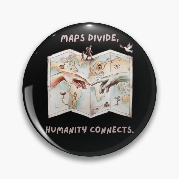 Item preview, Maps Divide, Humanity Connects designed and sold by mirciashop.