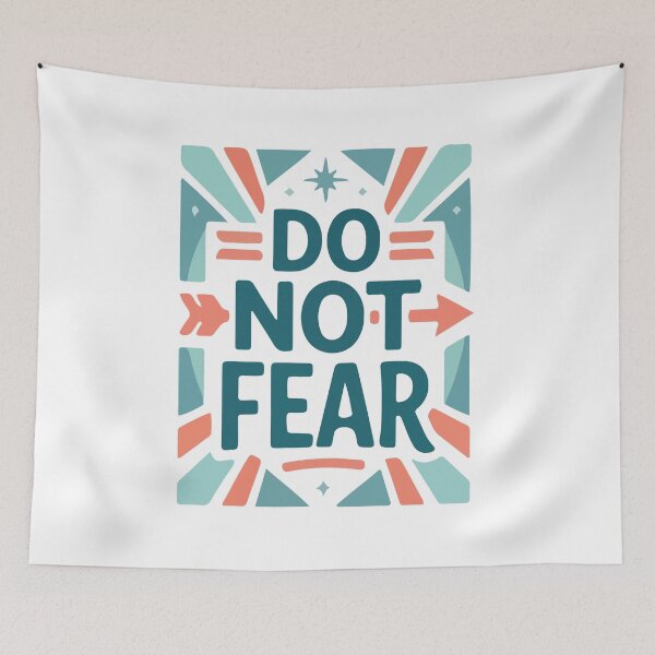 Item preview, Do Not Fear – Motivational Christian Quote designed and sold by stylishdzign.