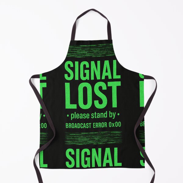 Item preview, Signal Lost Please Stand By Retro TV Design designed and sold by NoNameDrops.