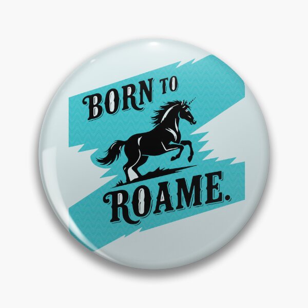 Item preview, Born To Roam - Black on Blue designed and sold by LisaMise.